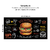 Papel de Parede Adesivo Chalkboard Hamburgueria - loja online