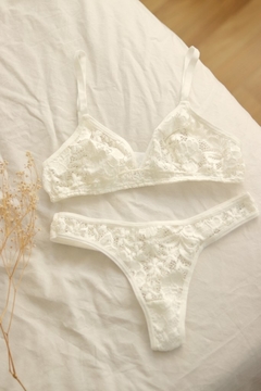 ANDRESSA CONJUNTO LUXURY ENCAJE AL5717 - tienda online