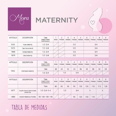 MORA FAJA MATERNAL CONTENEDORA AM1878 en internet