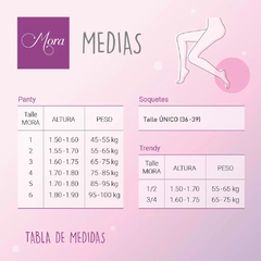 MORA MEDIAS 3/4 RELAX MASSAGE AM1217 - comprar online