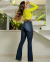 Calça Jeans Boot Cut Feminina Cintura Média Básica - loja online