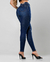 Calça Jeans Feminina Slim Hot com Detalhe No Espelho Cintura Alta - Onamuh.on