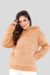 Casaco Feminino Canguru estilo Teddy Pelo