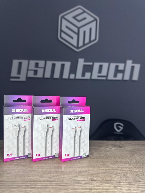 CABLE DE DATOS SOUL CLASSIC ONE 2.4A TIPO C 1M