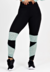 Conjunto Metamorfose Cropped Em Tela + Calça Legging Com Detalhes Verde e Liláis na internet