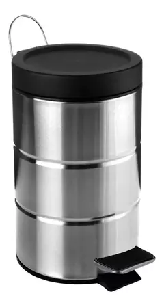 Tacho Cesto Basura 12 Litros Pedal Acero Inoxidable Aston