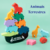 Jogo Balança Animal Brinquedo Montessori de Equilíbrio