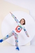 Pijama Infantil Suede Manga Longa Monstrinho