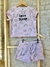 Pijama Infantil Coração / Arco Iris Menina Manga Curta - TMX - comprar online