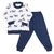 Pijama Bebê Gola Careca Manga Longa Estampado com punho - comprar online
