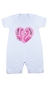 Macacao Bebê Transpassado Silkado manga curta - Ref. M15 - Babu Kids - Moda infantil