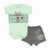 Conjunto Body Bebê Transpassado Silk manga curta com shorts - comprar online