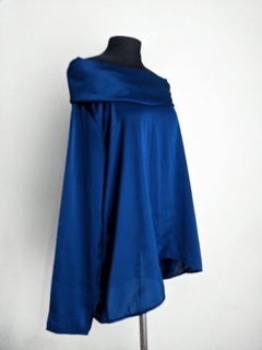 Blusa azul - Brechó Flash Back