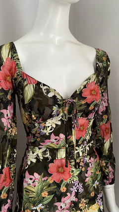 Vestido floral Renner - Brechó Flash Back