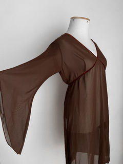 Vestido marrom CGC na internet
