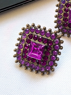 Brinco roxo - Brechó Flash Back