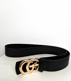 Cinto preto e dourado ( blogueira) na internet