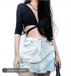 Saia jeans - loja online