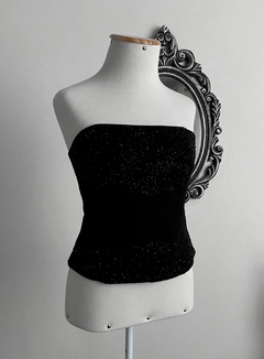 Corselet preto - Brechó Flash Back