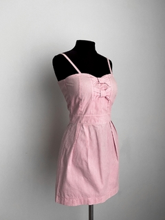 Vestido rosa póa rosa