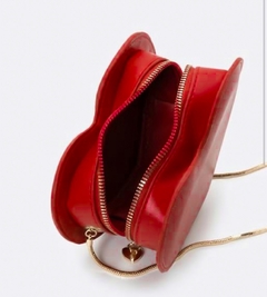 Bolsa coração vermelha Renner Bolsa na internet