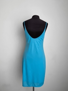 Vestido azul - Brechó Flash Back