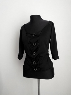 Blusa preta - Brechó Flash Back