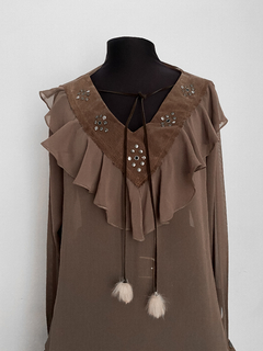 Blusa marrom CGC