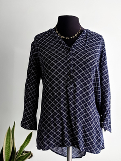 Blusa azul - Brechó Flash Back