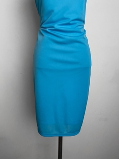 Vestido azul - Brechó Flash Back