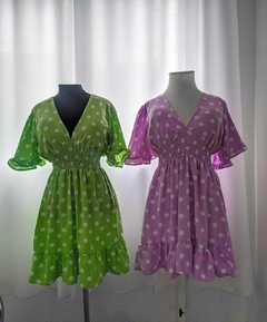 Vestido Poá na internet