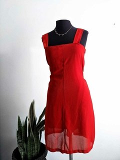 Vestido vermelho no