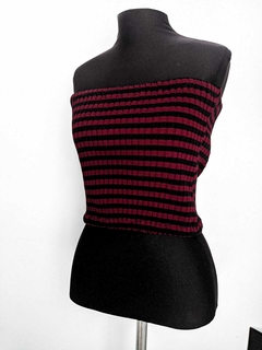 Top cropped listrado