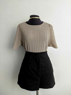 Imagem do Camisa plissada lurex