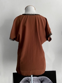 Blusa terracota - Brechó Flash Back