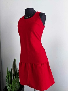 Vestido vermelho na internet