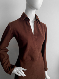 Vestido marrom CGC - comprar online