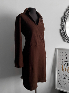 Vestido marrom CGC - comprar online