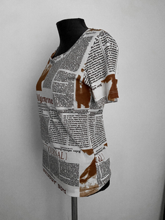 T-shirt jornal na internet