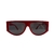 Óculos de sol taliju verona vermelho - comprar online