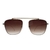 Óculos de sol taliju aviador marrom 5.0 - comprar online