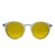 Óculos de sol taliju cannes transparente amarelo - comprar online