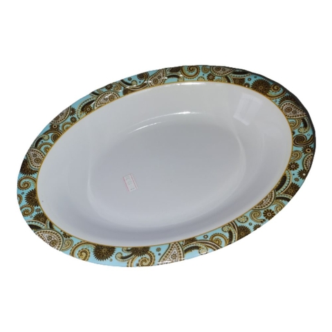 Tigela Oval Em Melamina Art House