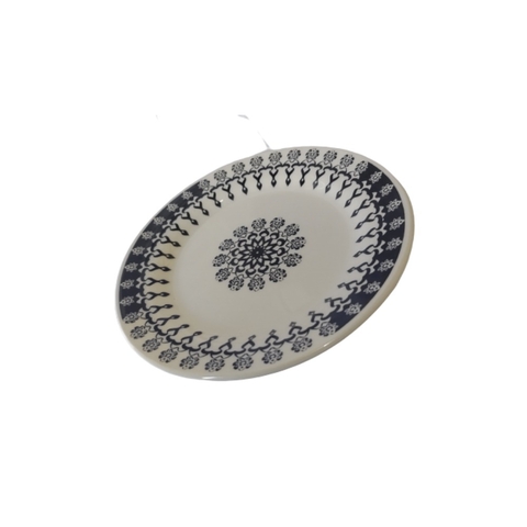 Prato De Porcelana De Sobremesa Donna Folk Oxford