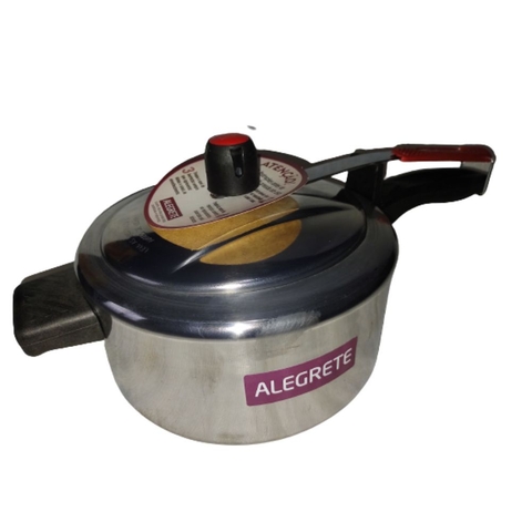 Panela De Pressão Em Alumínio Polído Alumine 3,0 litros Alegrete