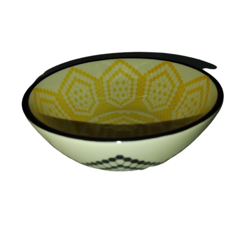 Tigela Em Porcelana Pequena Decorada16 Cm 600 Ml Oxford