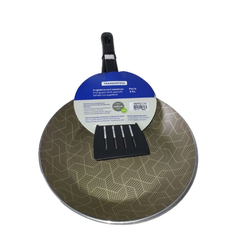 Conjunto Frigideira Antiaderente Com Espátula 22 cm 1 litro Paris Tramontina