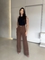CALÇA ALFAIATARIA CELINE PANTALONA - MARROM - Fagus Boutique