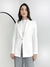 BLAZER ALFAIATARIA AYLA ALONGADO - BRANCO - comprar online