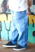 Calça Cargo Balao Jatiado Jeans (JEANS CLARO)